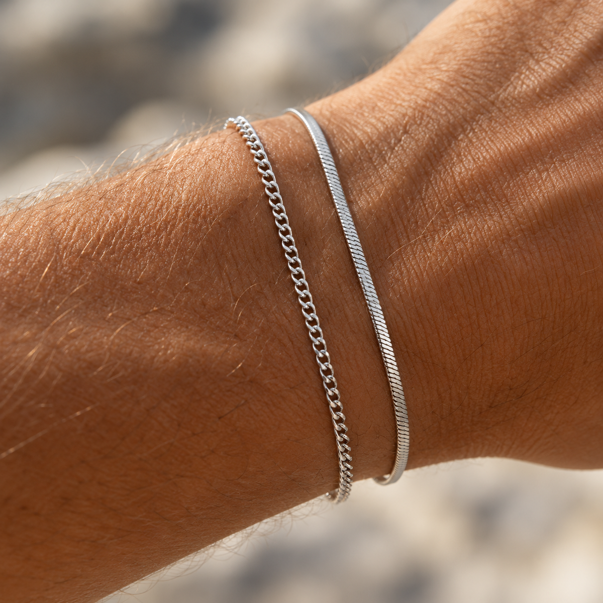 THIN CHAIN BRACELET PACK FOR MEN