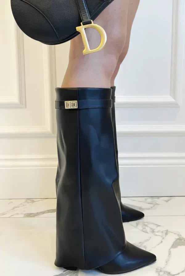 Women's High Heeled Over-the-Knee Boots – Statement Fall Style