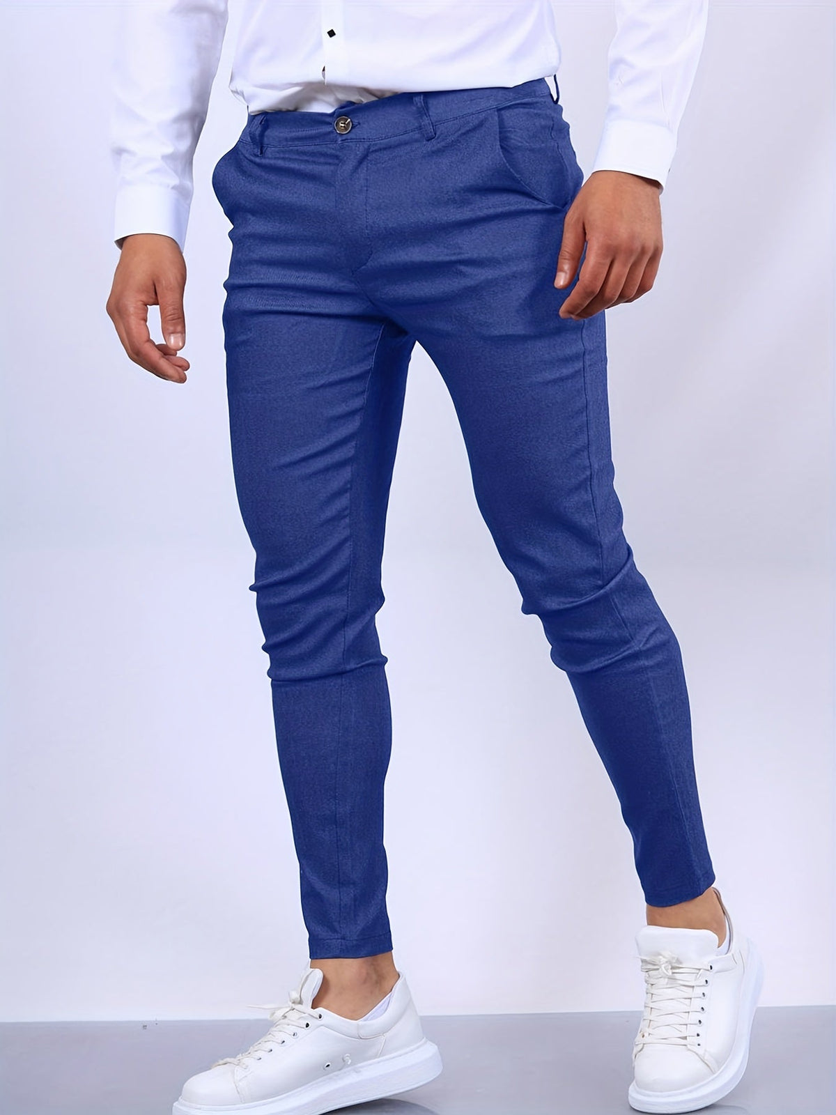 Men's Slim Fit Smart Trousers – Tailored Everyday Style
