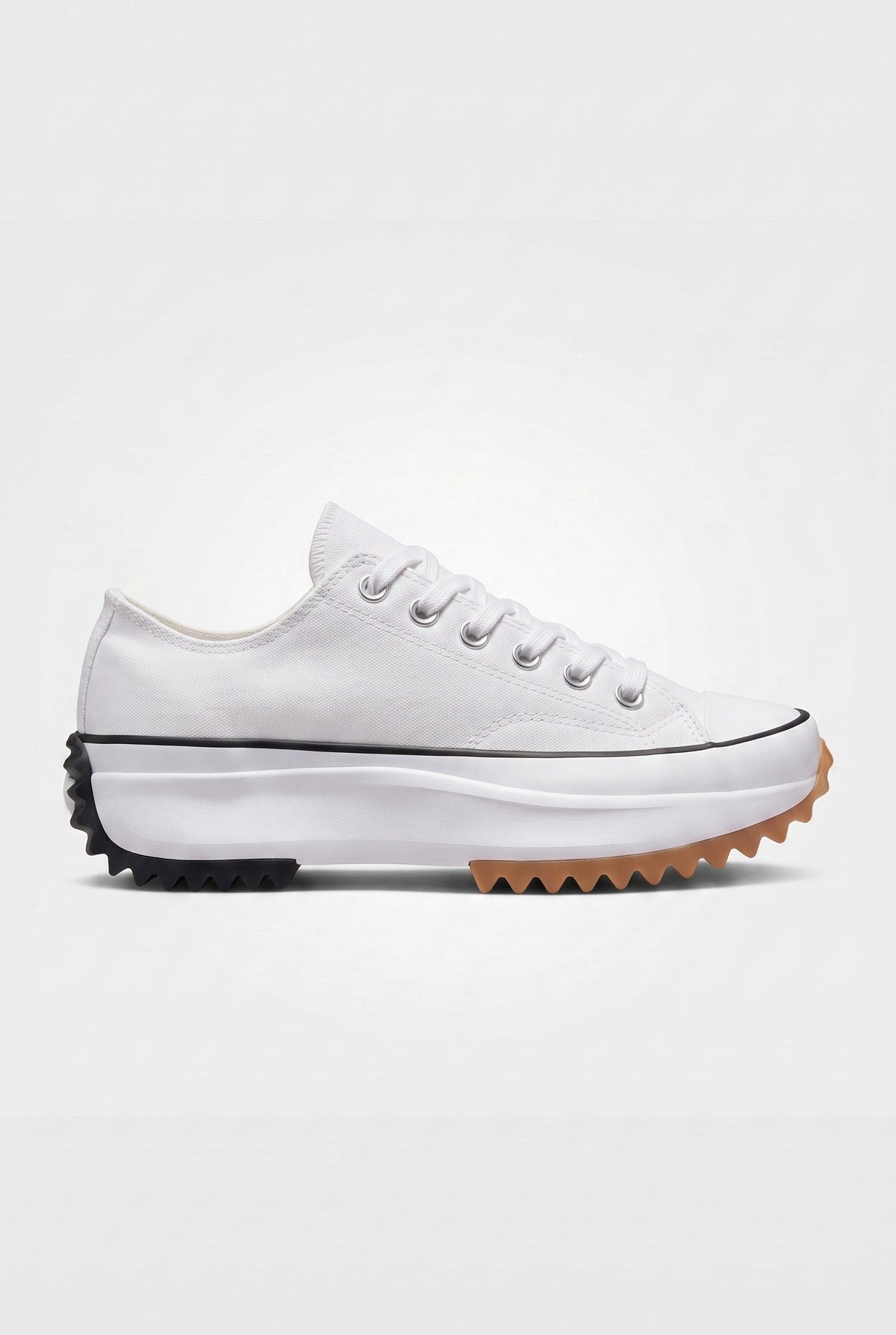 Women's Sneakers | Lace-Up Platform Sole with Contrasting Toe