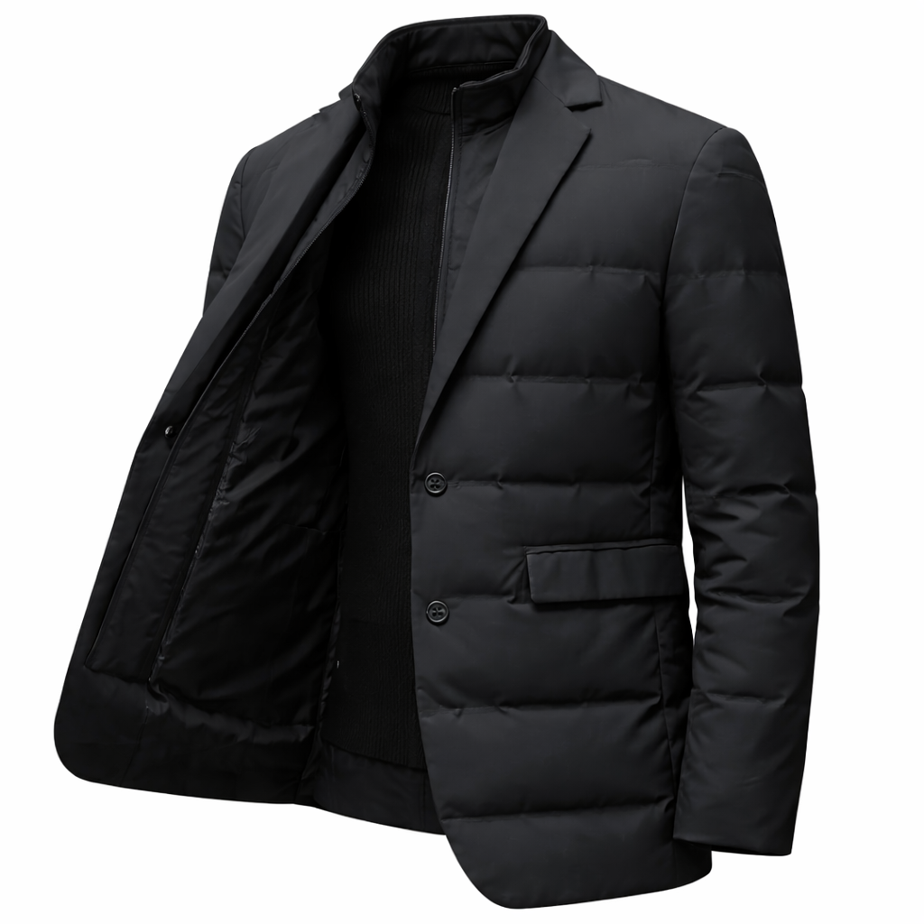 Men's Padded Blazer Jacket – Smart Lightweight Design