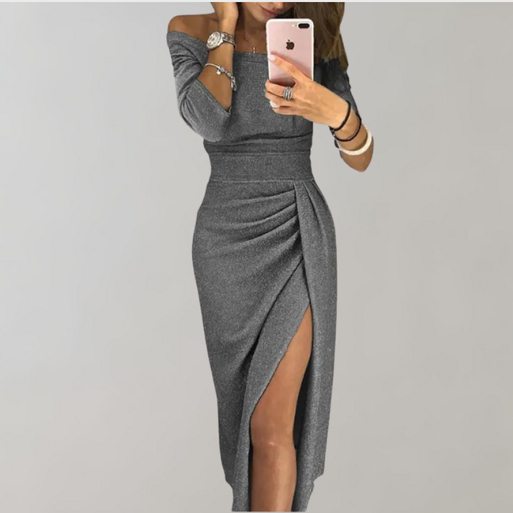 Aziza | Elegant Split Dress for Women