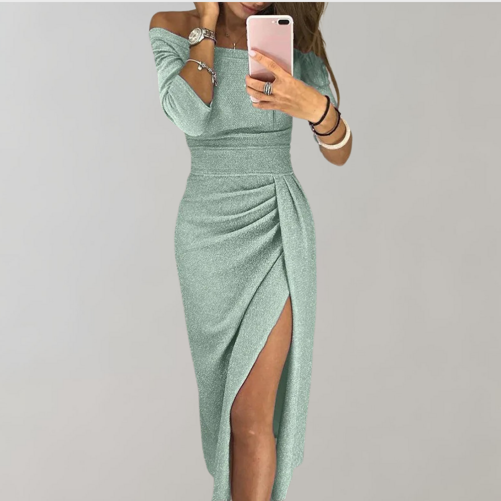 Aziza | Elegant Split Dress for Women