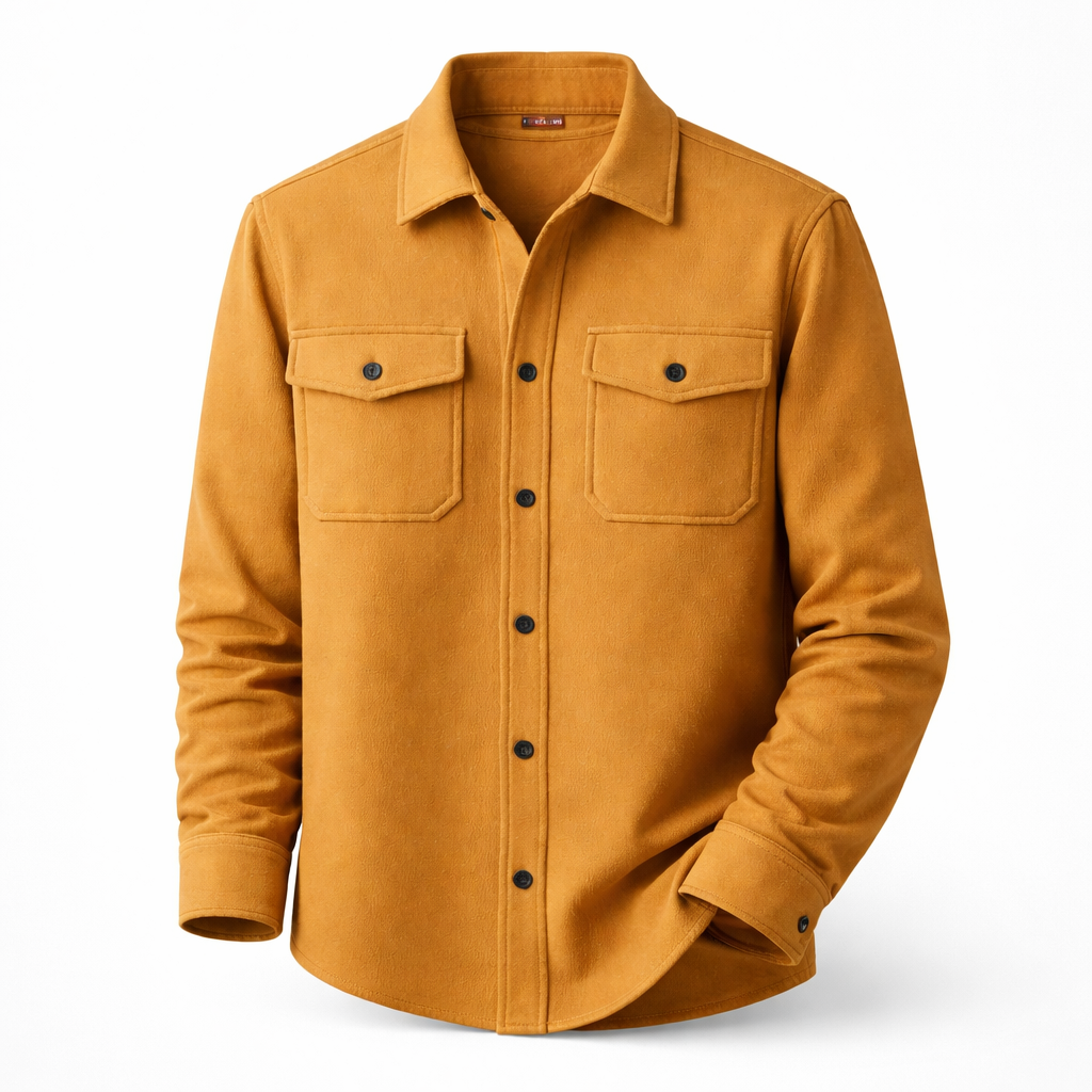 Men's Overshirt – Smart Casual Layering Design