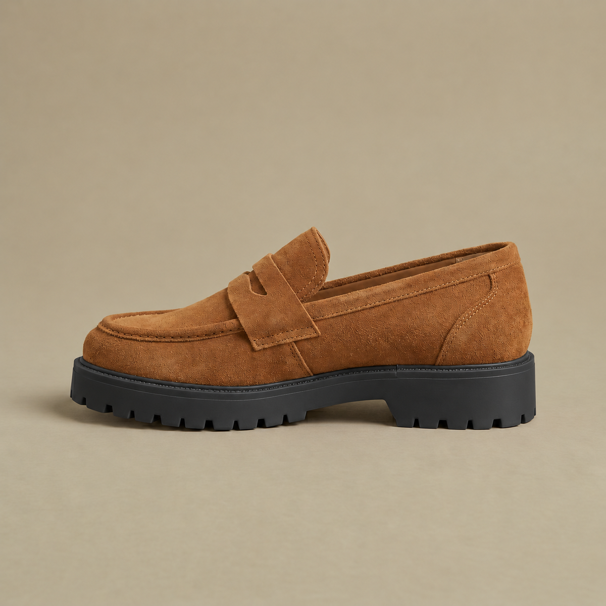 Women's Chunky Loafers – Slip-On Comfort