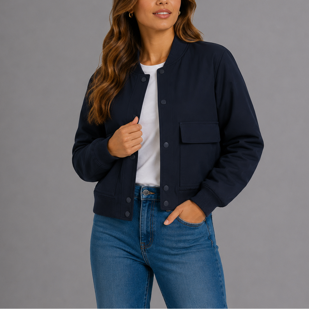 Casual Bomber Jacket Women – Lightweight Everyday Style