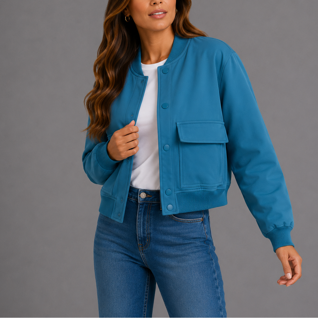 Casual Bomber Jacket Women – Lightweight Everyday Style
