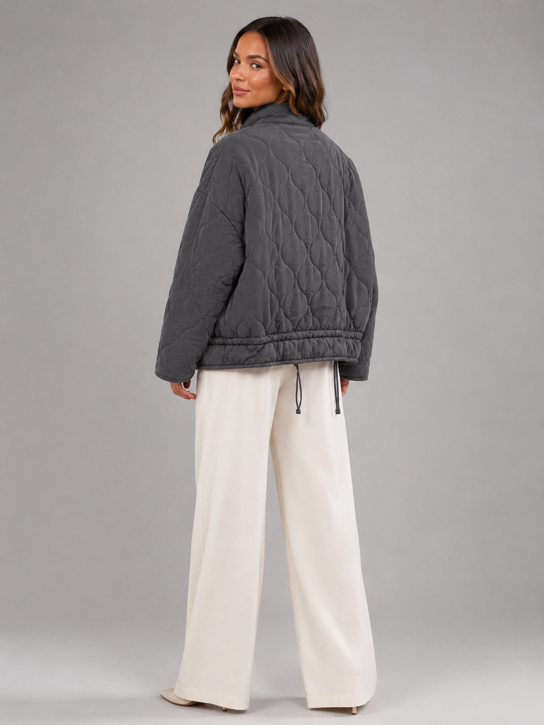 Women's Padded Utility Jacket for Autumn