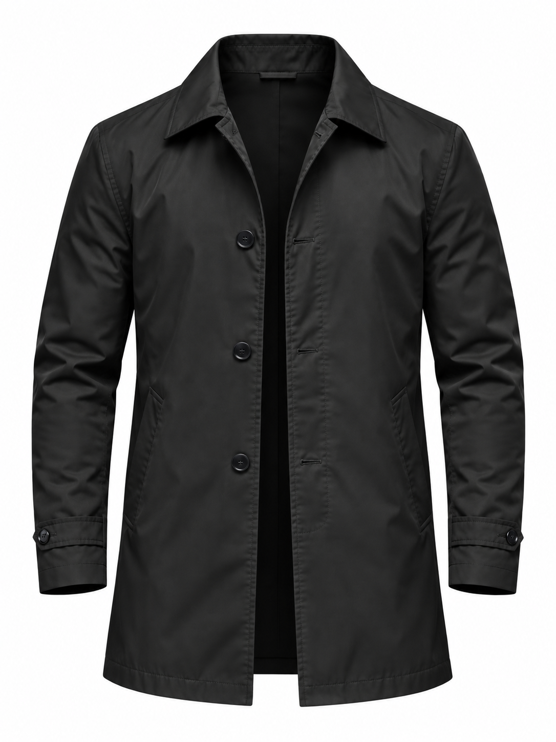Men's Mid-Length Jacket – Smart Casual Tailored Design