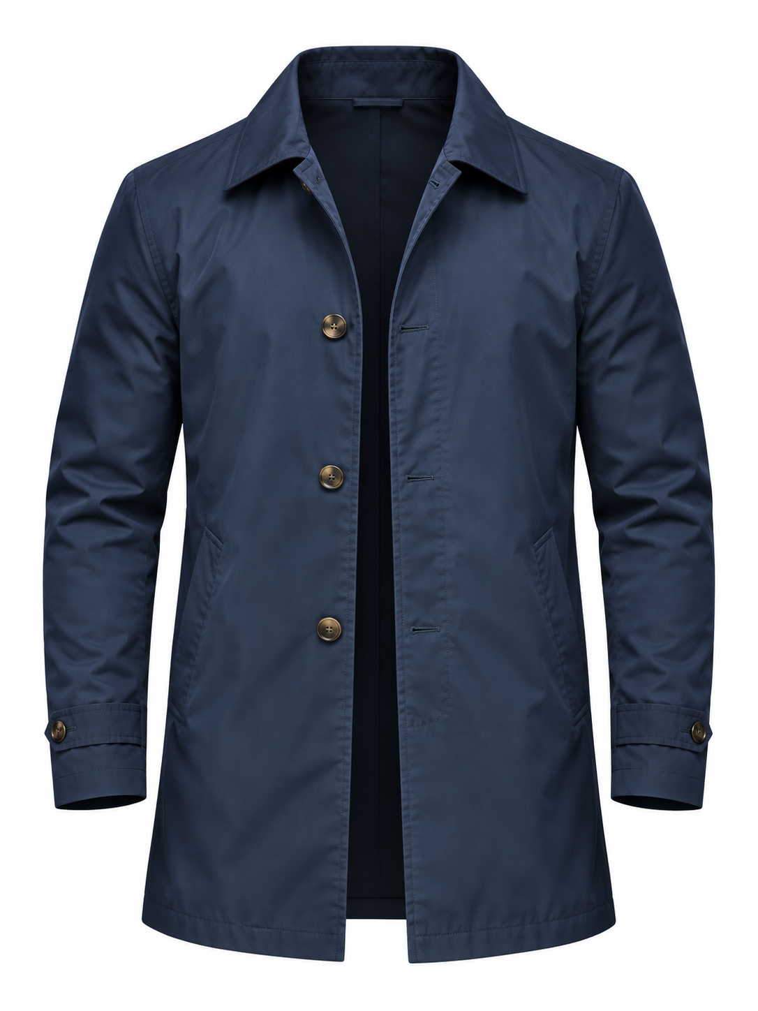 Men's Mid-Length Jacket – Smart Casual Tailored Design