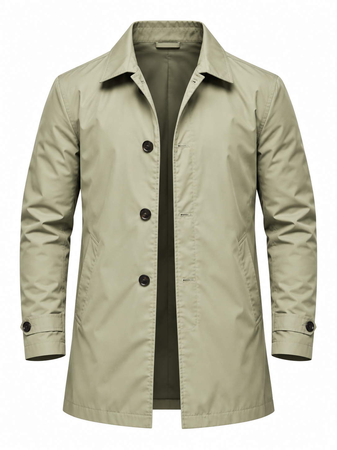 Men's Mid-Length Jacket – Smart Casual Tailored Design