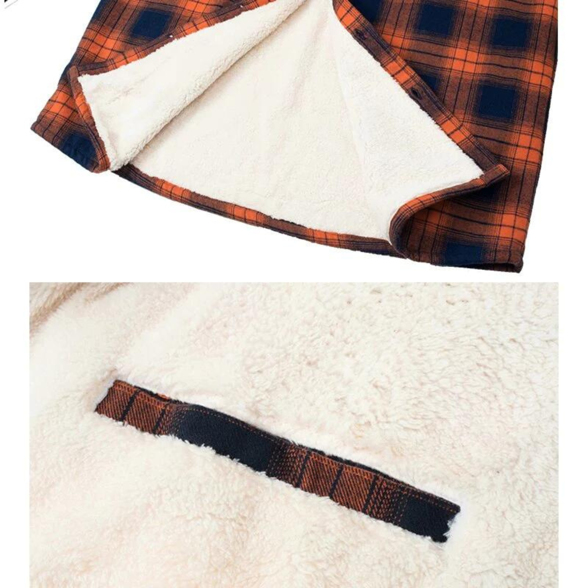 Men's Checked Fleece-Lined Gilet – Warm Casual Layer