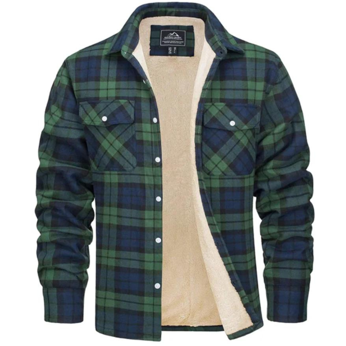 Men's Checked Fleece-Lined Gilet – Warm Casual Layer