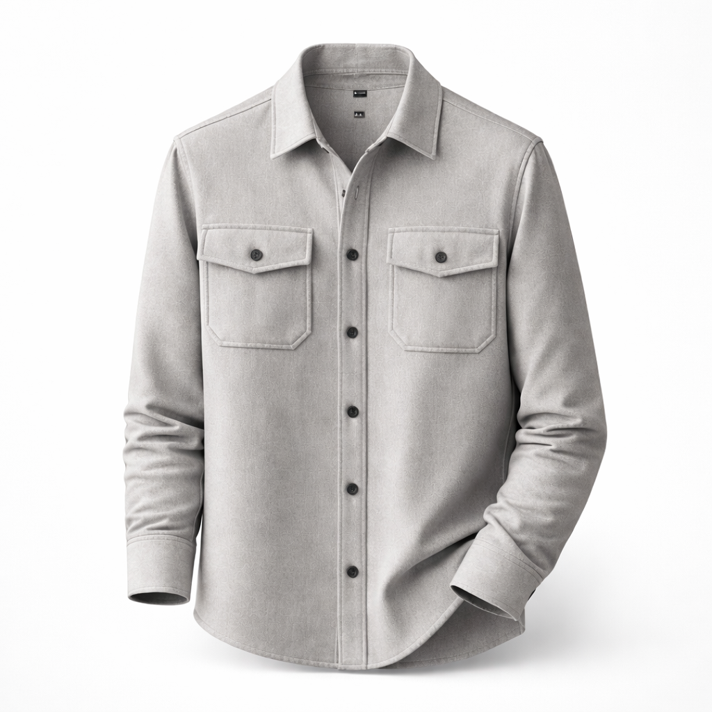 Men's Overshirt – Smart Casual Layering Design