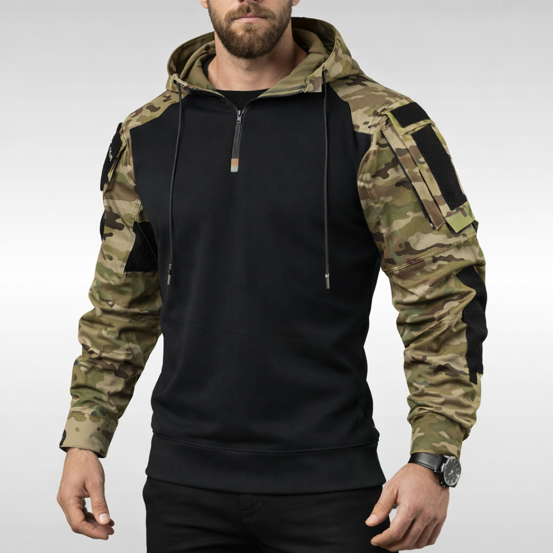 Men’s Windproof Hooded Outdoor Jacket – Utility Style