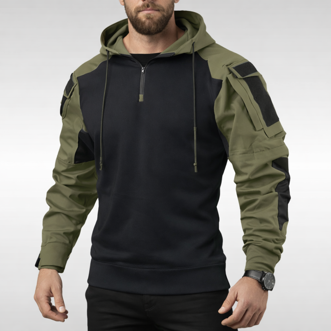 Men’s Windproof Hooded Outdoor Jacket – Utility Style