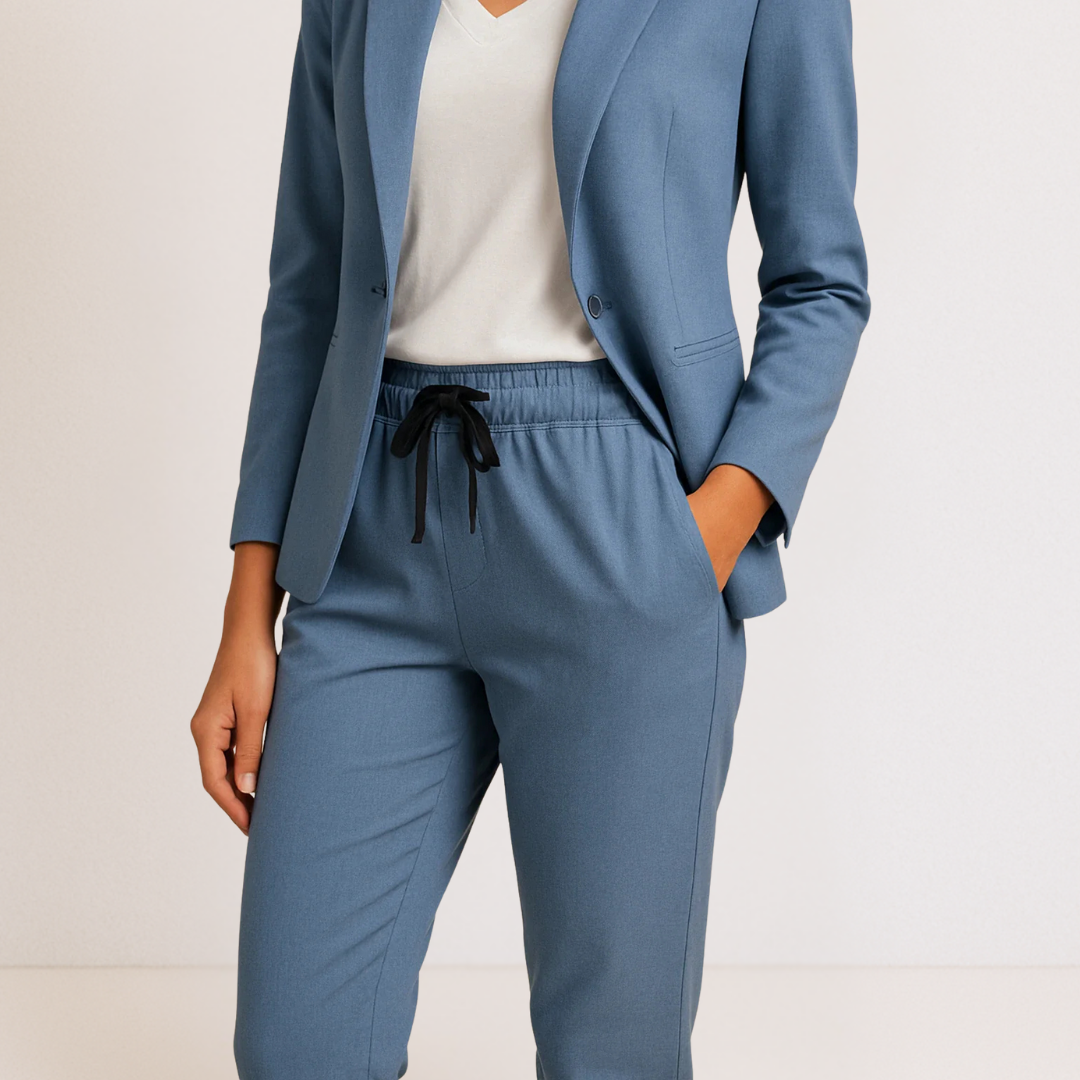 Women's Two-Piece Suit - Jacket & Matching Trousers