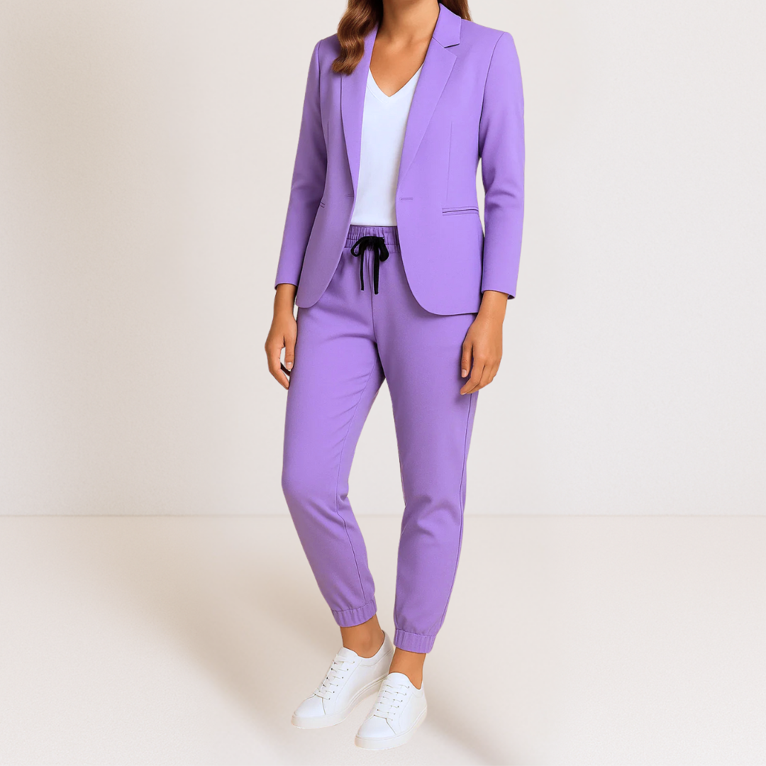 Women's Two-Piece Suit - Jacket & Matching Trousers