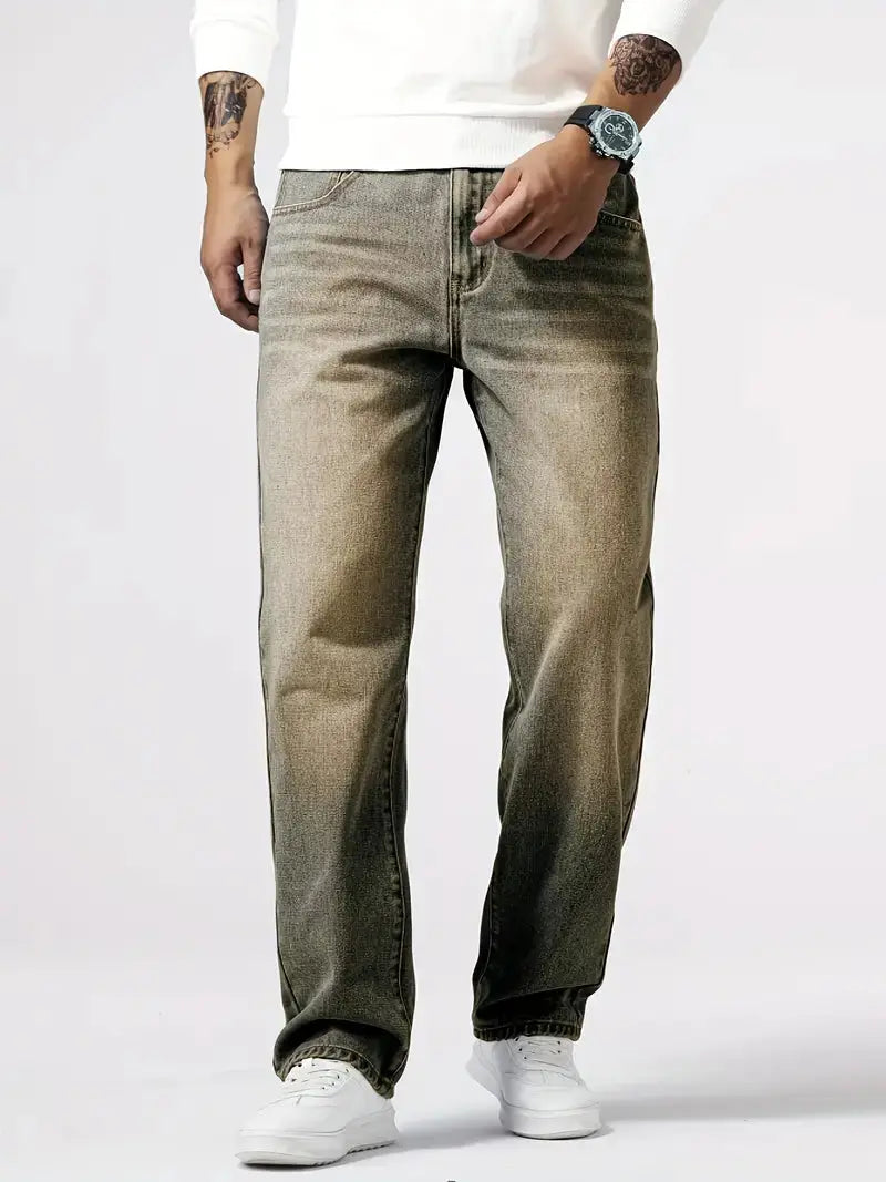 Men's Jeans Stretch Soft Fabric Comfortable Fit