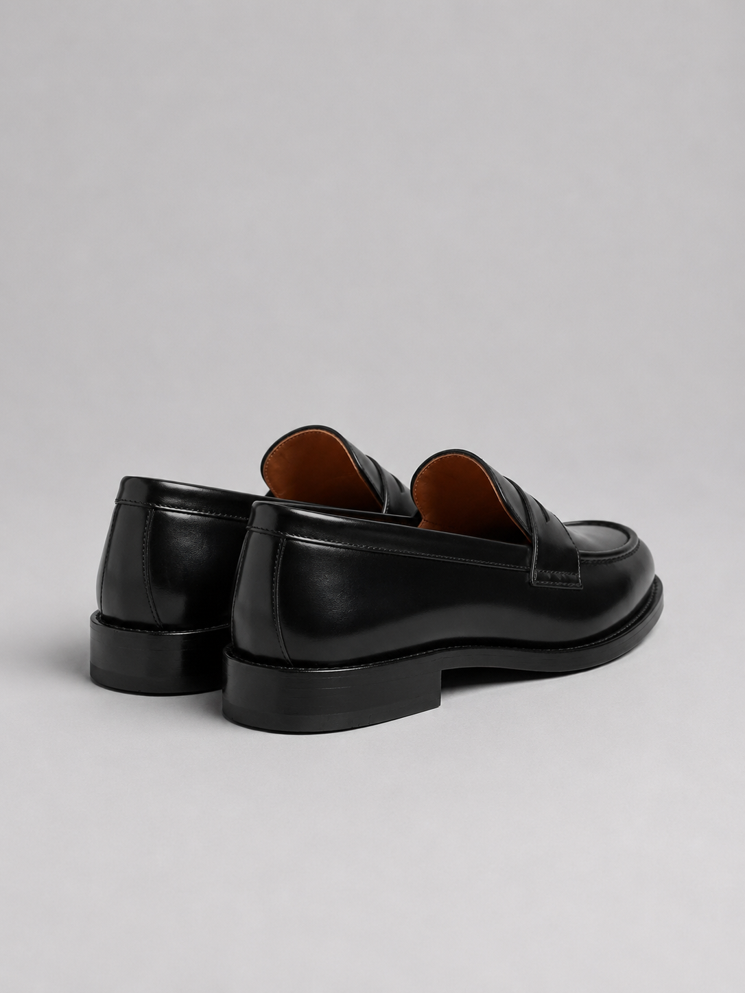 Men’s Leather Penny Loafers – Classic Formal Smart Casual Shoes