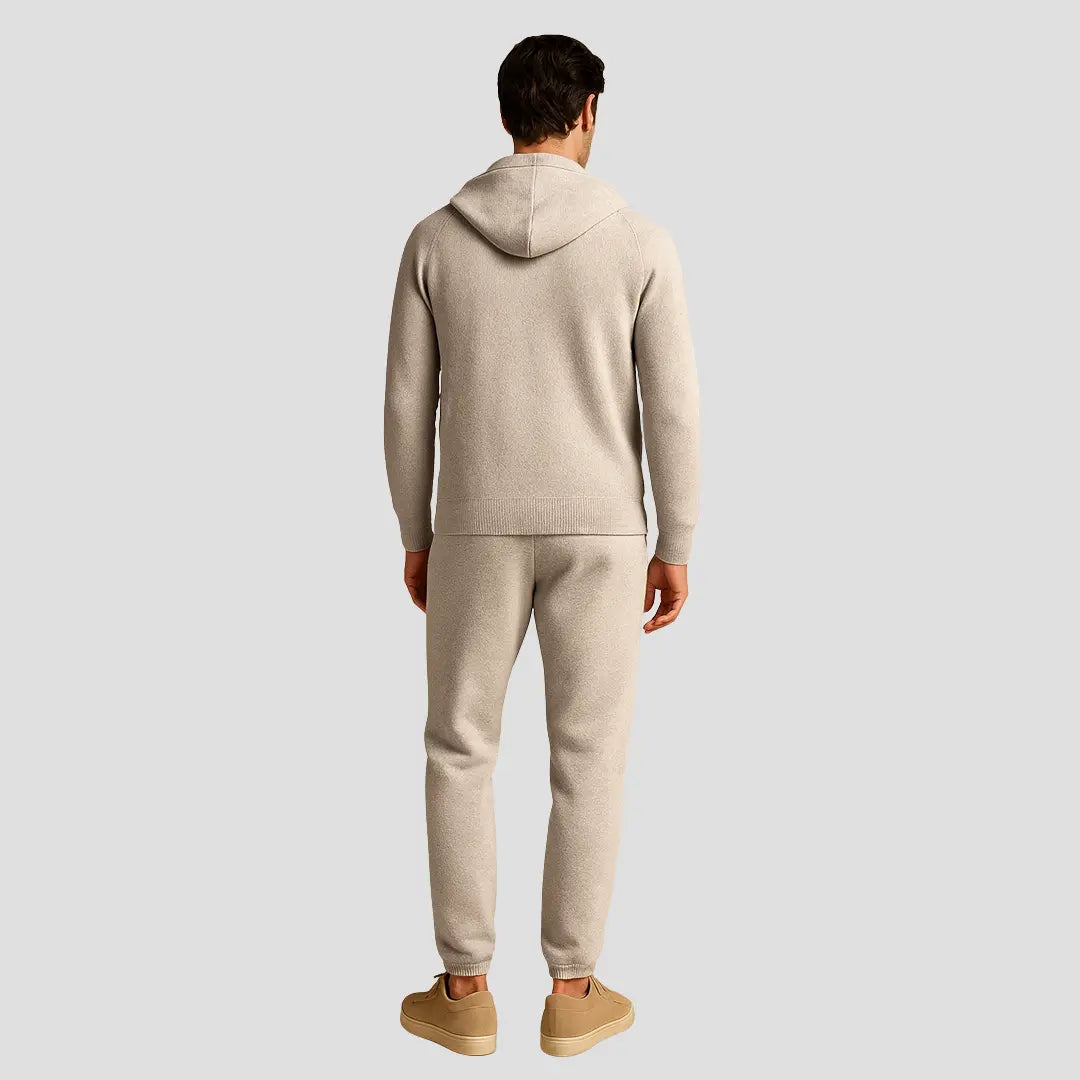 Men's Loungewear Set Zipped Hoodie Jogger Pants
