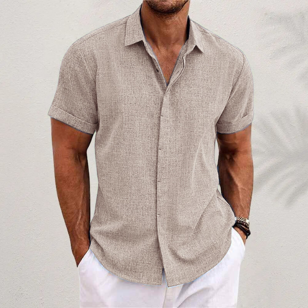 Men's Short Sleeve Summer Shirt, Regular Fit
