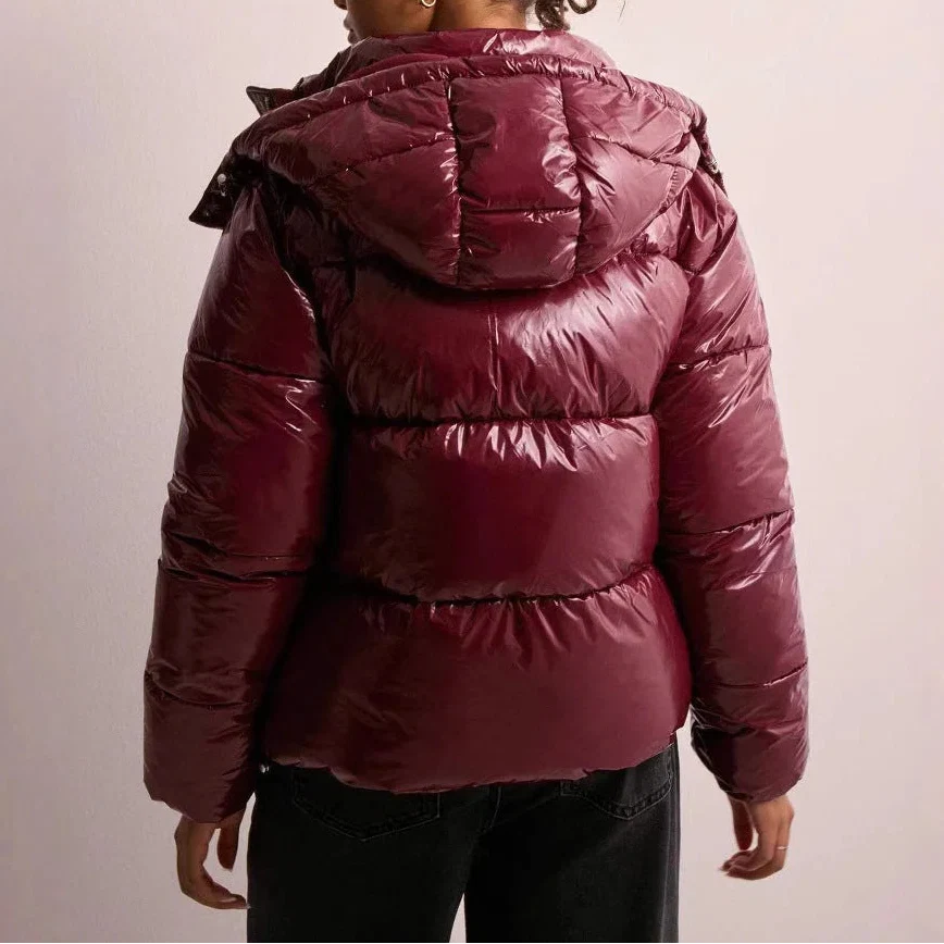 Women's Winter Coat | Hooded Quilted Puffer Jacket | Lightweight Insulation