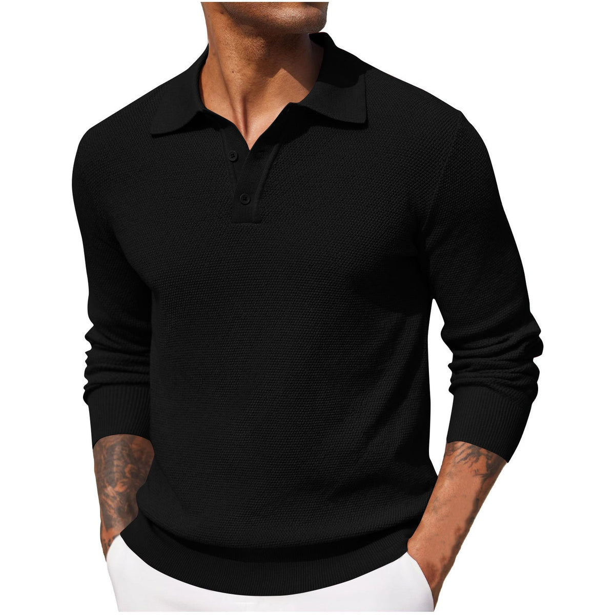Men's Breathable Polo Shirt – Smart Casual Design