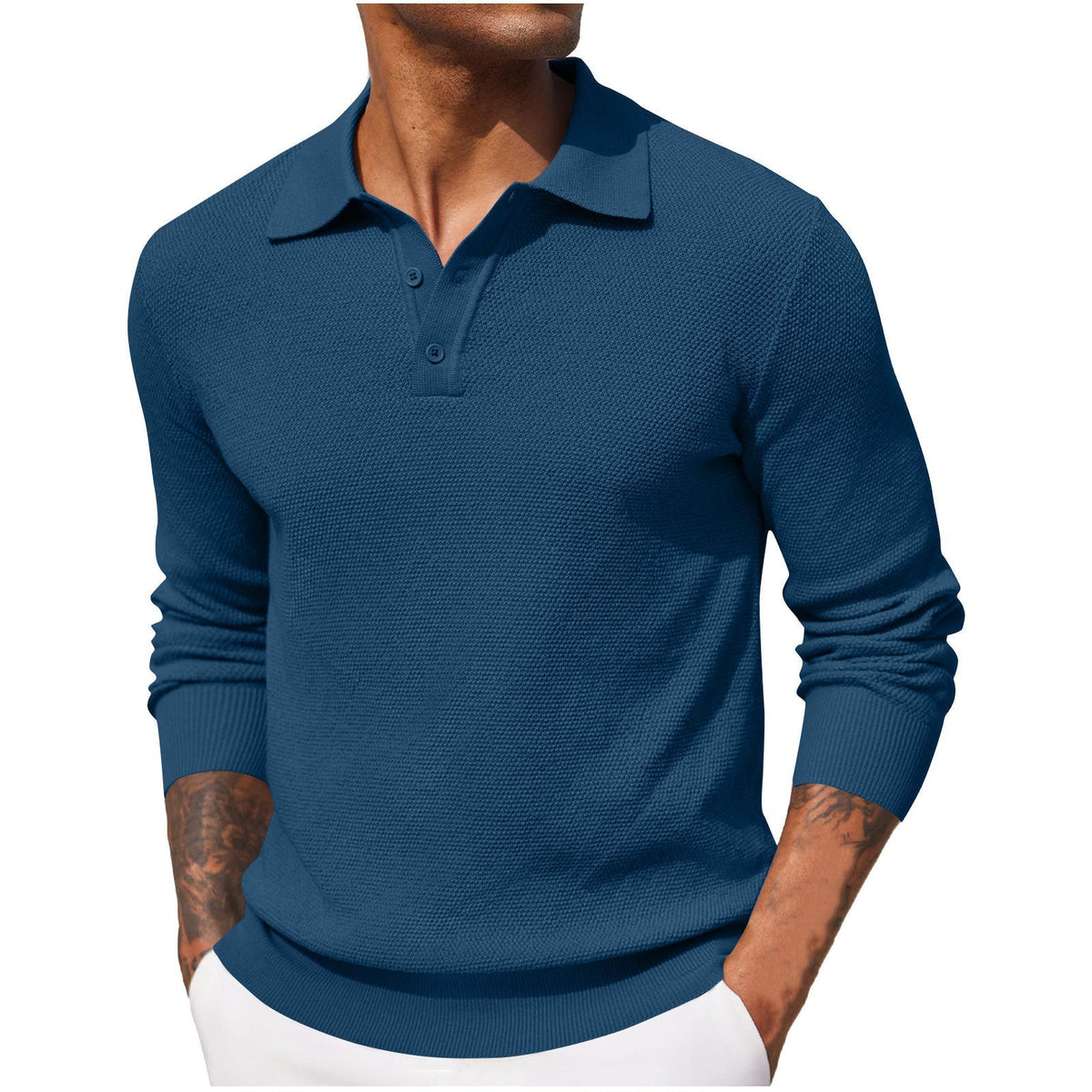 Men's Breathable Polo Shirt – Smart Casual Design
