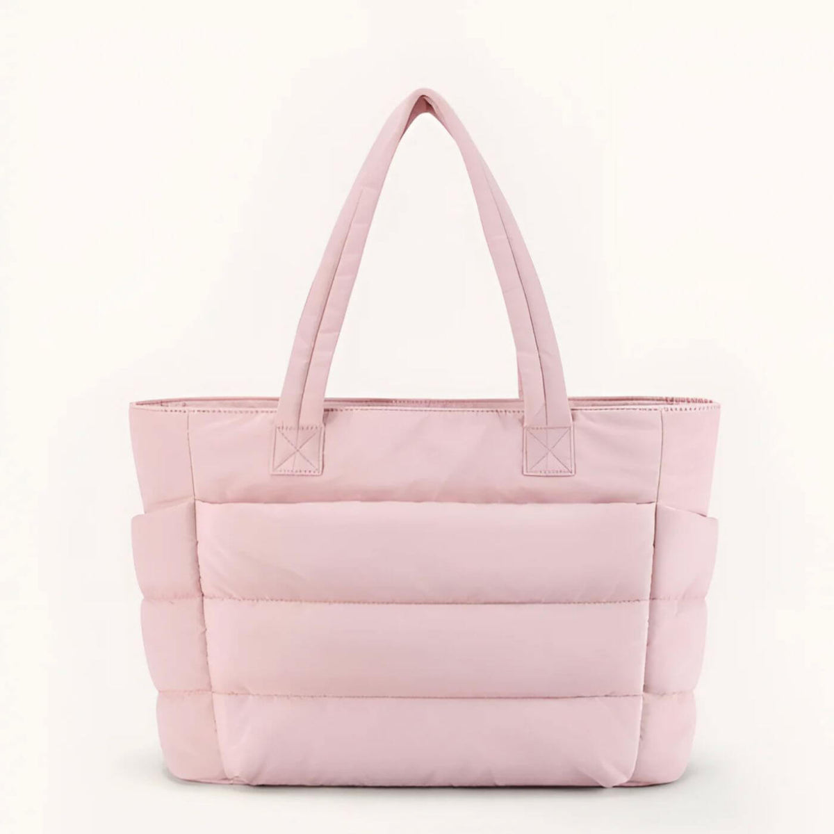 Women's Quilted Puffer Tote Bag – Large Lightweight Carryall