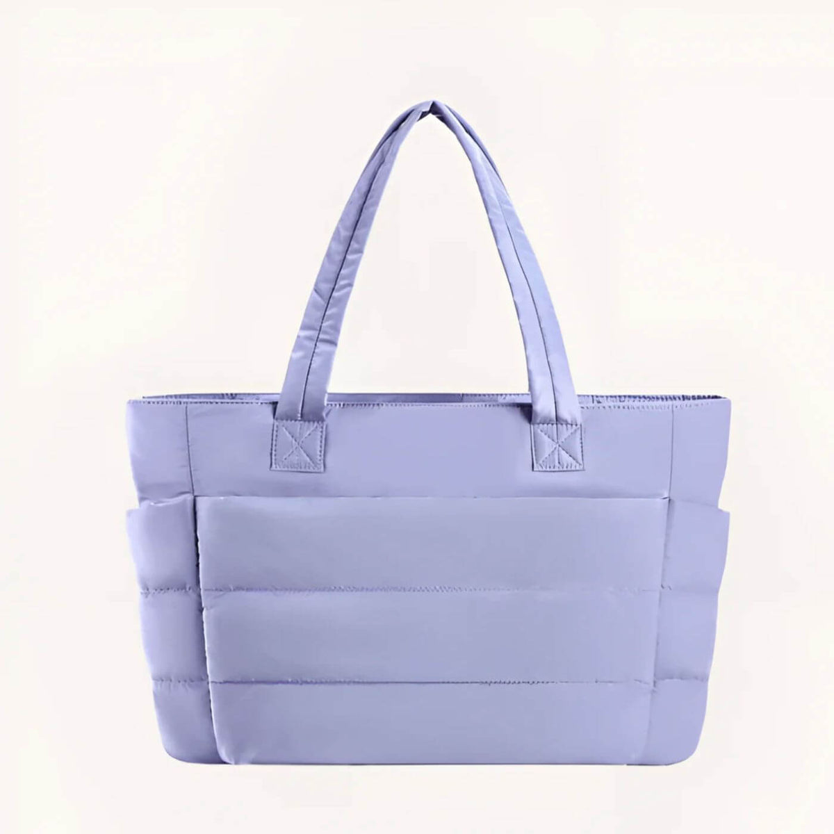 Women's Quilted Puffer Tote Bag – Large Lightweight Carryall