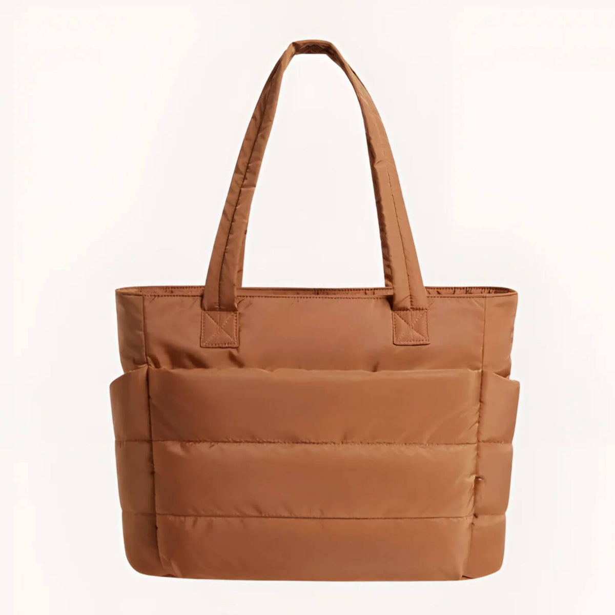 Women's Quilted Puffer Tote Bag – Large Lightweight Carryall