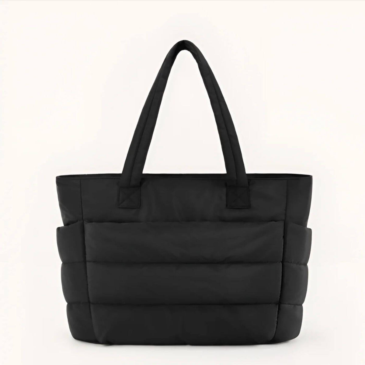 Women's Quilted Puffer Tote Bag – Large Lightweight Carryall