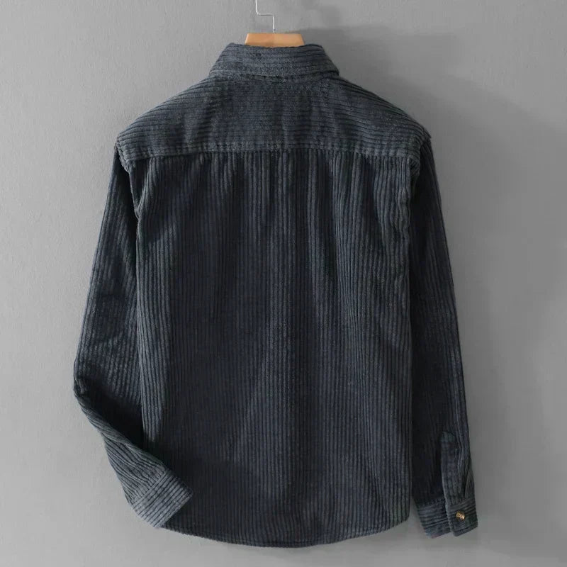 Men's Corduroy Long-Sleeve Shirt - Regular Fit