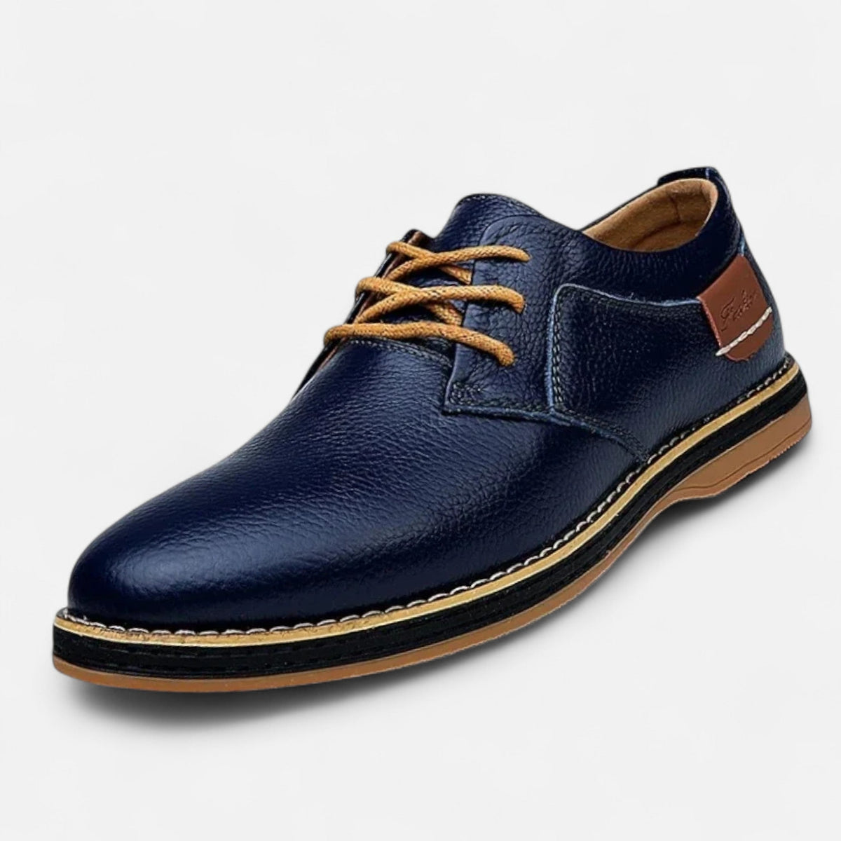 Men's Genuine Leather Shoes – Hand-Stitched Classic Design