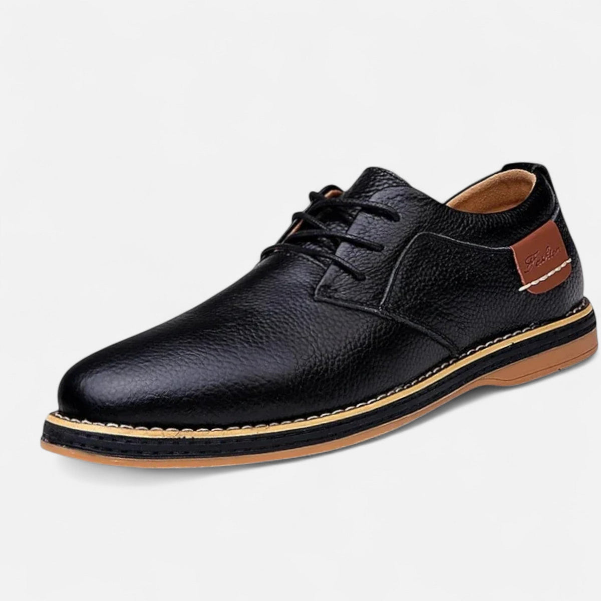 Men's Genuine Leather Shoes – Hand-Stitched Classic Design