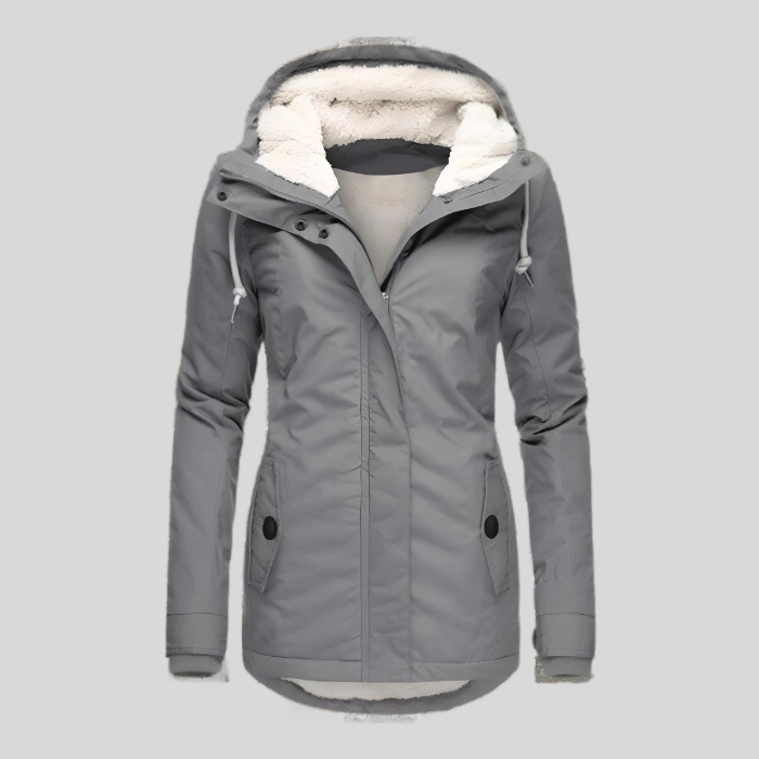Women's Hooded Longline Jacket – Lightweight Everyday Coat