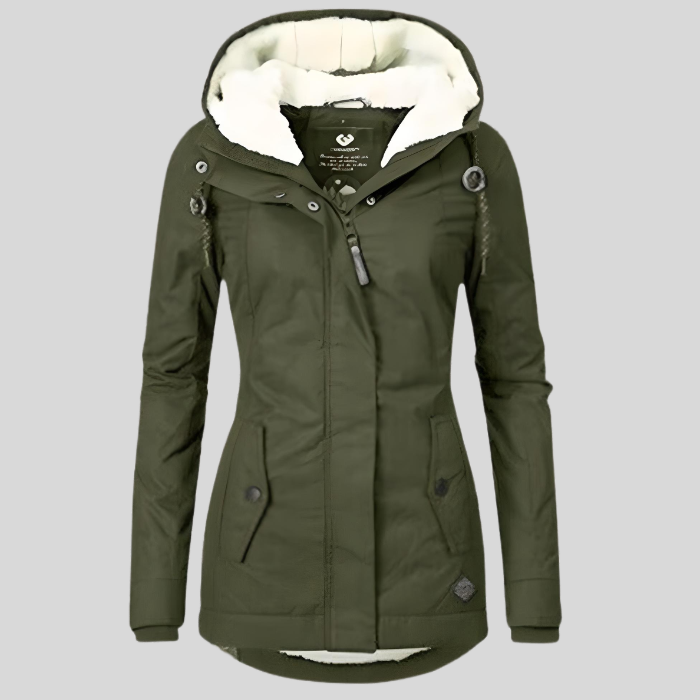 Women's Hooded Longline Jacket – Lightweight Everyday Coat