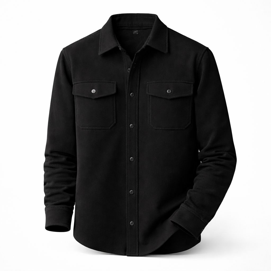Men's Overshirt – Smart Casual Layering Design