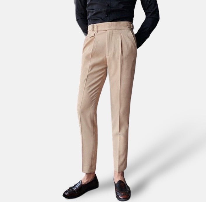 Men's Cotton Trousers – Classic Smart Casual Design