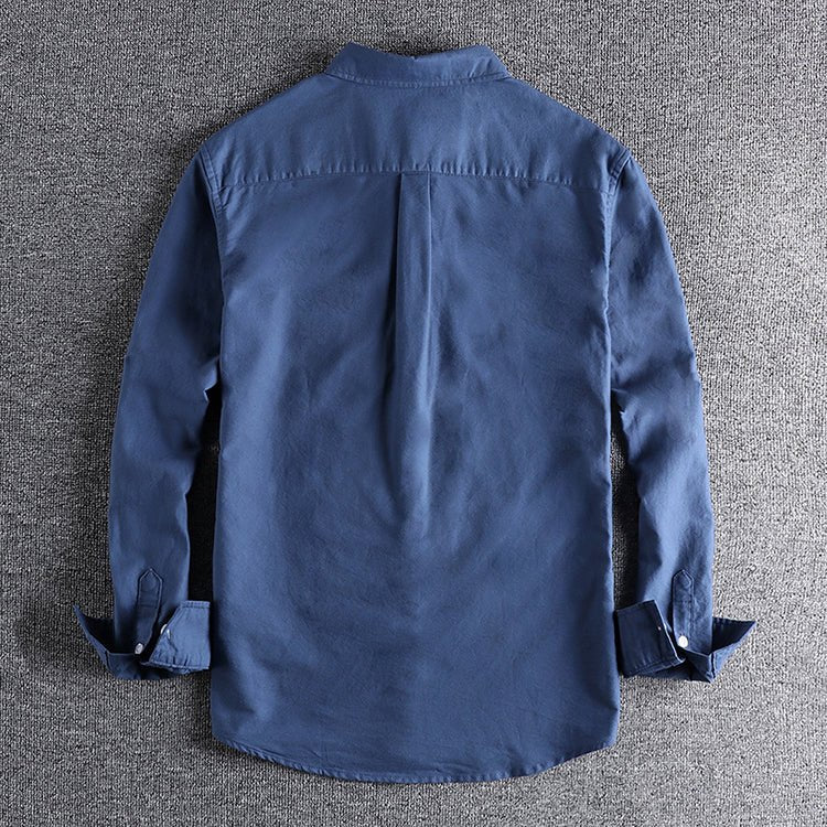 Men's Premium Cotton Long Sleeve Shirt – Classic Collar Design