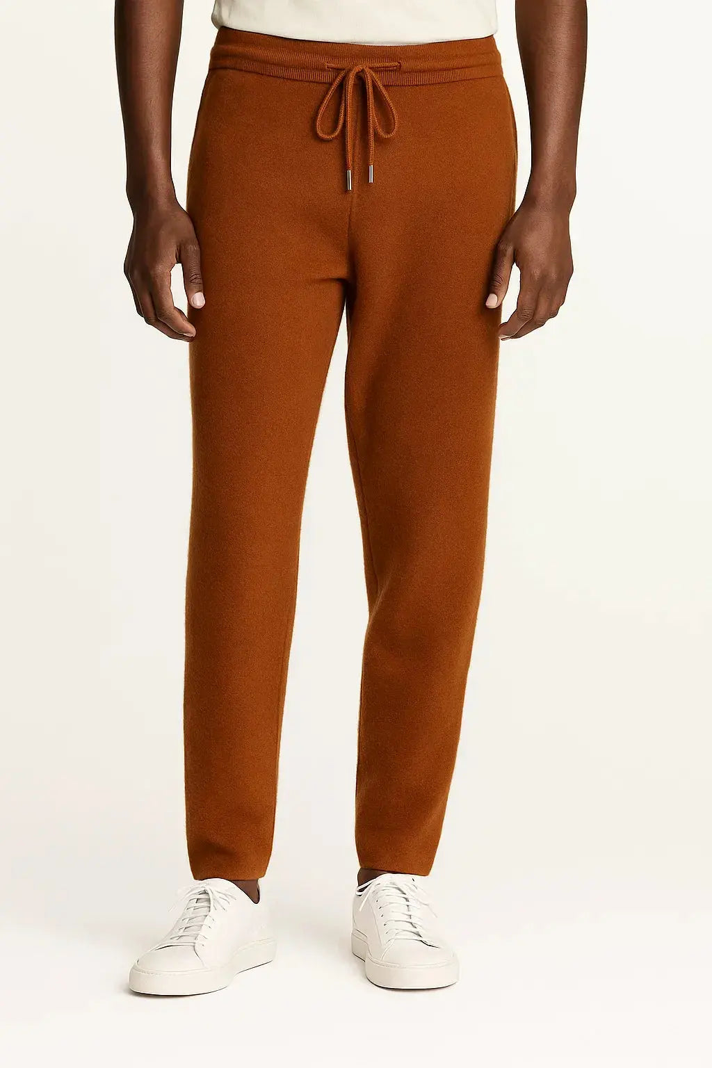 Men's Pants Merino High Waist Thick Casual Warm