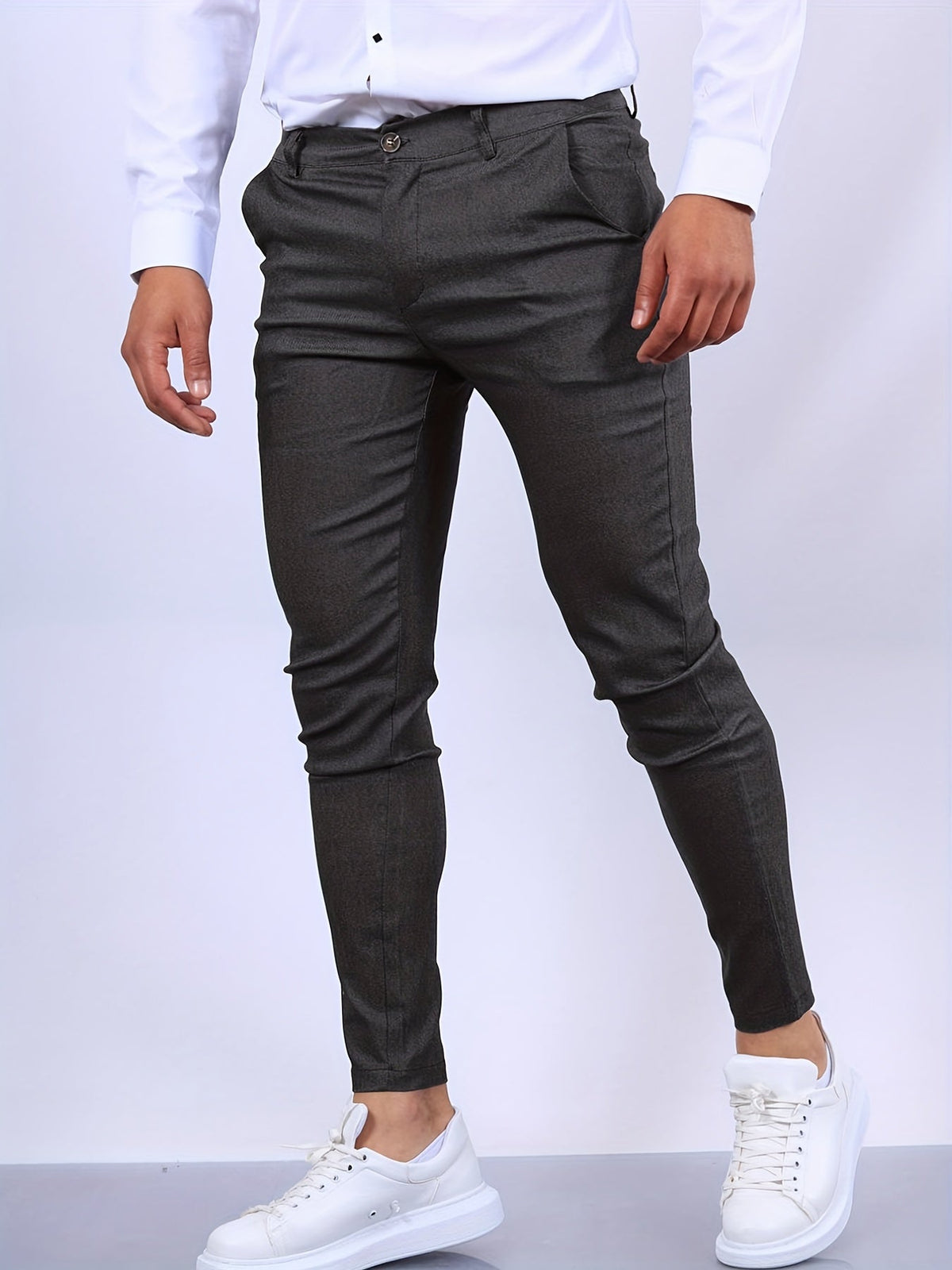 Men's Slim Fit Smart Trousers – Tailored Everyday Style