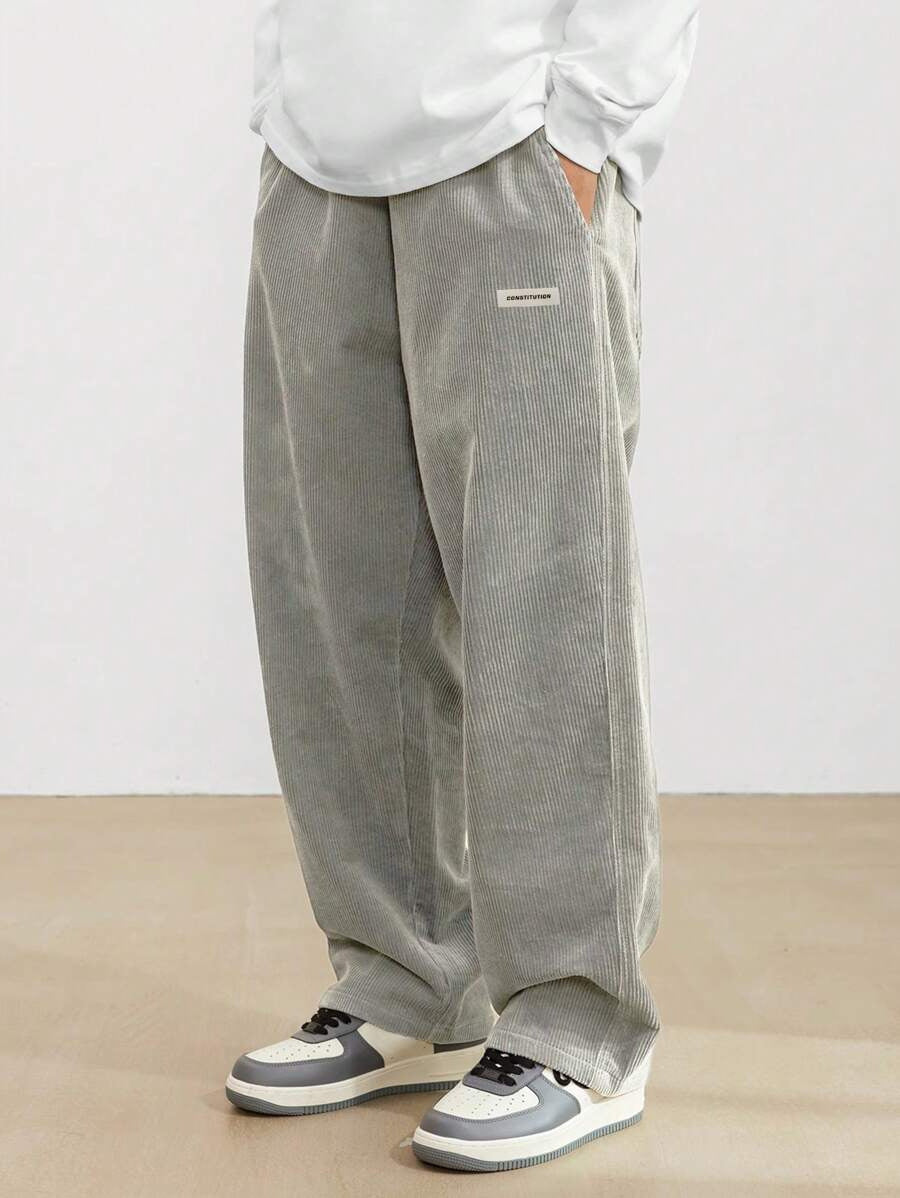 Men's Corduroy Pants | Loose-Fit & Straight Leg | Casual & Comfortable | Timeless Style