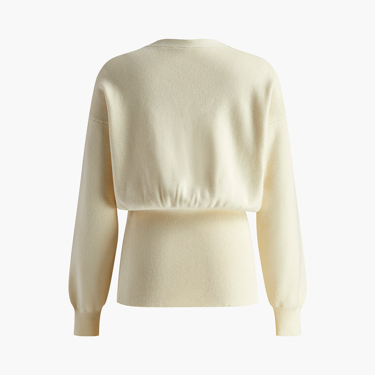 Women's Gold-Button Knitted Cardigan - Structured Fit