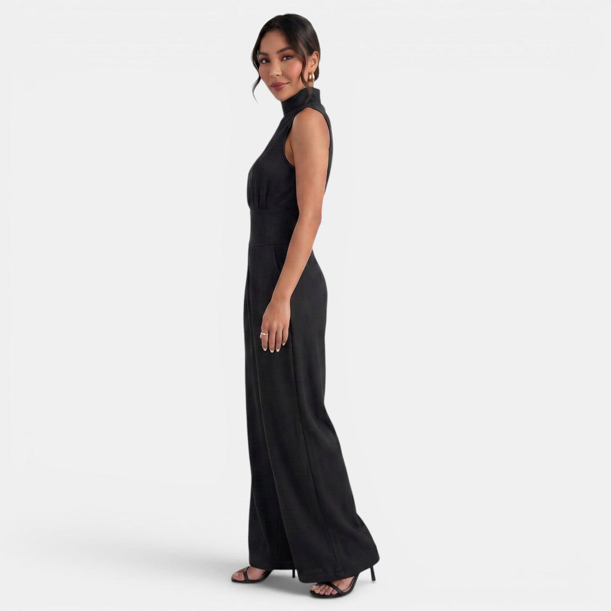 Women's Sleeveless Two-Piece Set – Elegant Tailored Style