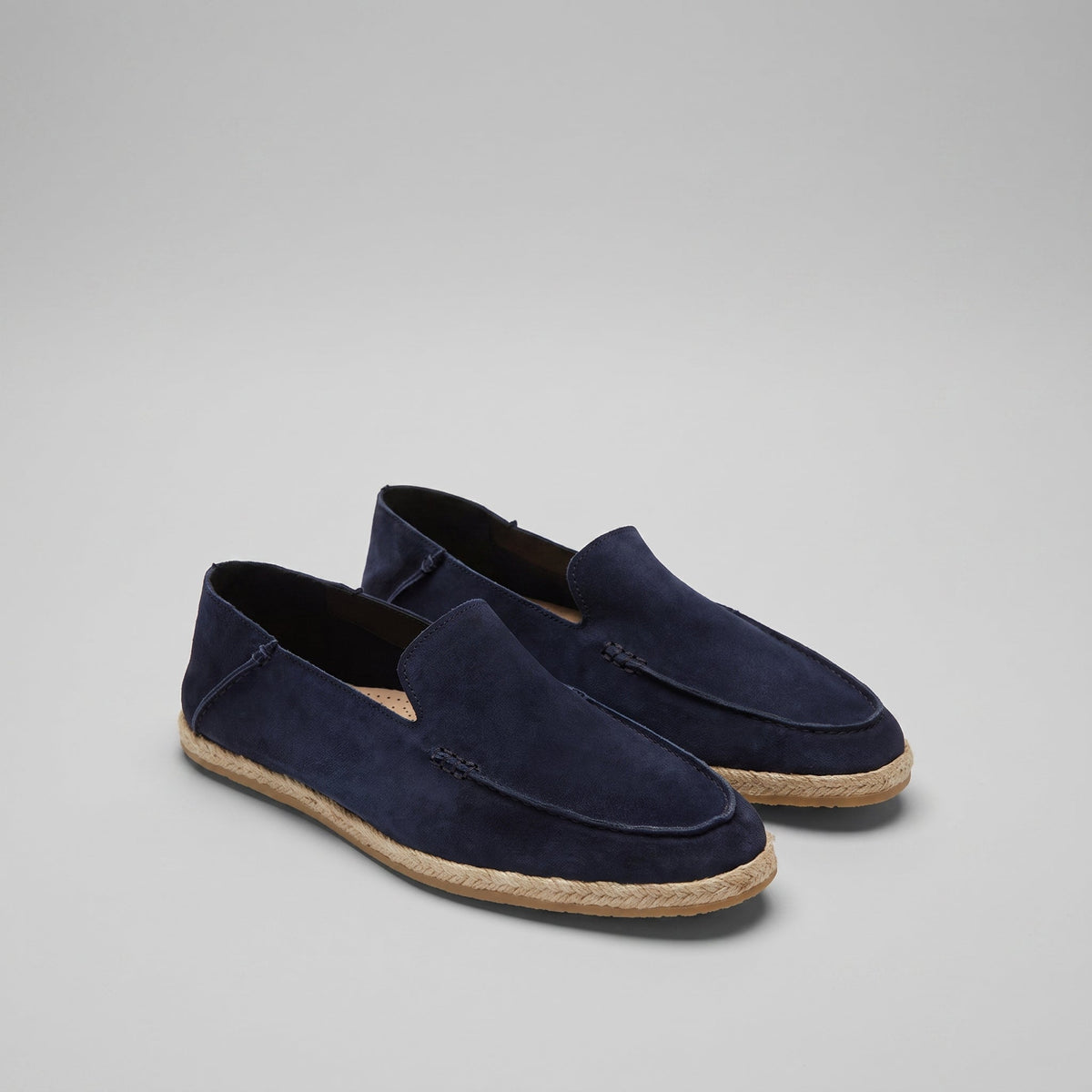 Men's Suede Espadrille Loafers – Smart Casual Slip-On Style