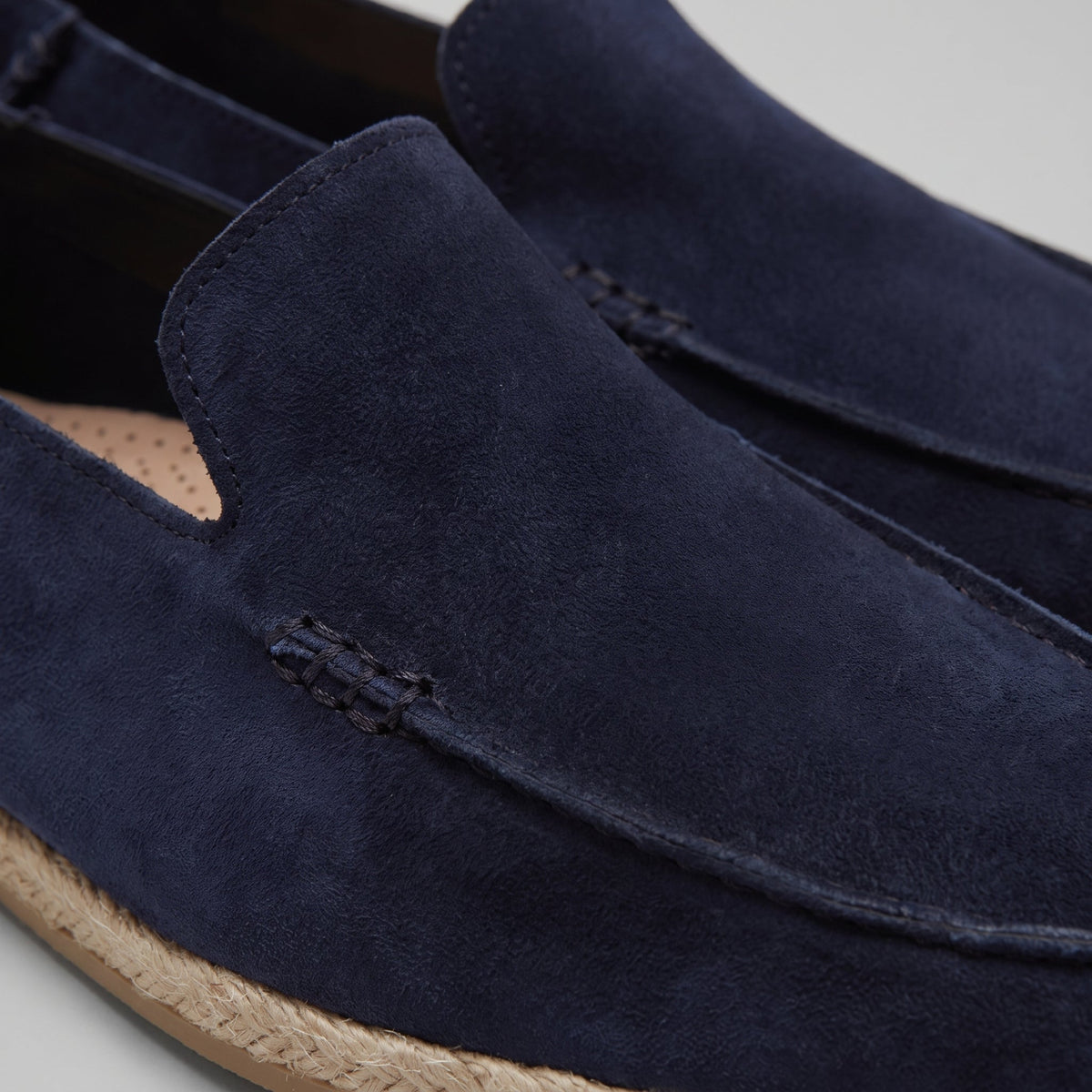 Men's Suede Espadrille Loafers – Smart Casual Slip-On Style