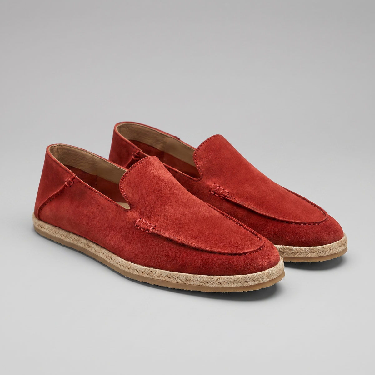 Men's Suede Espadrille Loafers – Smart Casual Slip-On Style