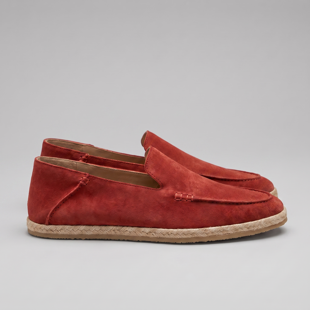 Men's Suede Espadrille Loafers – Smart Casual Slip-On Style